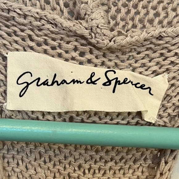 Stunning Sand-colored Knitted Tank Top with Back Details by Graham and Spencer - Picture 4 of 5